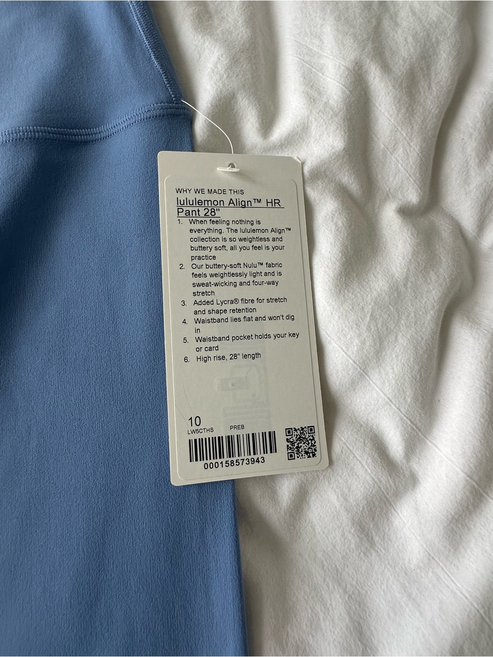 NWT Lululemon align HR pant 28” - size 10 - Picture 5 of 5